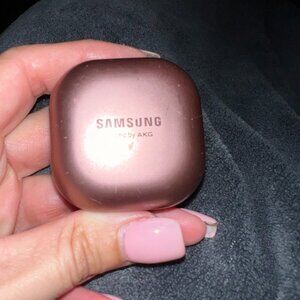 Samsung Pink Earbud Headphones case only